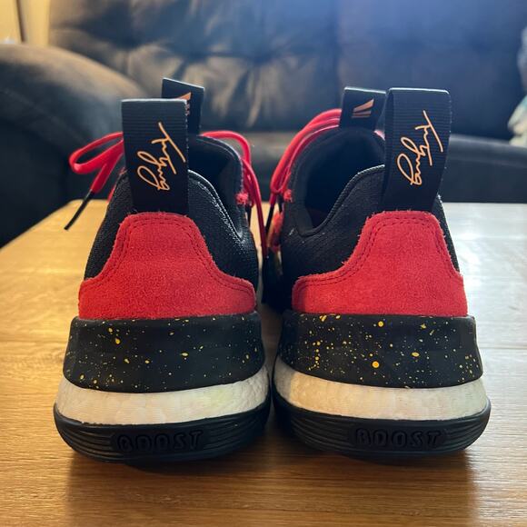 Adidas Trae Young 1 GY3772 Men’s Size 9 Red Black Basketball Shoes Atlanta Hawks - Picture 8 of 11